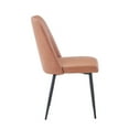 thumbnail image 6 of Jofran Maddox Mid-Century Modern Faux Leather Upholstered Dining Chair (Set of 2), 6 of 9