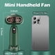 thumbnail image 4 of Ventilador portátil de mano, ventilador personal plegable de 4000 mAh, ventiladores ajustables de 5 velocidades, ventiladores portátiles recargables con escritorio de maquillaje, mini ventil, 4 of 5
