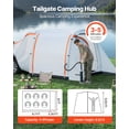 thumbnail image 2 of VEVOR Inflatable SUV Tent with Awning, 8 x 6.7 ft 3-Season SUV Tailgate Tent with Ventilated Doors & Mesh Window, PU2000mm Waterproof Car Rear Hatch Tents for Outdoor Camping - Air Pump Included, 2 of 9