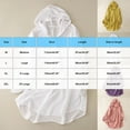 thumbnail image 3 of Soki Chemise à Capuche en Coton pour Femmes, Manches Longues, Plage, 3 of 6
