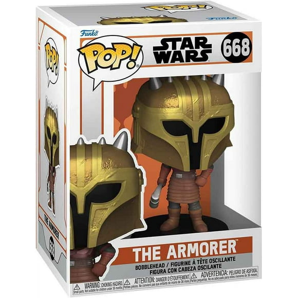 Pop Star Wars The Mandalorian 3.75 Inch Action Figure - The Armorer #668