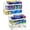 White-2P, variant on Expandable 3 Tier Kitchen Wrap Organizer Rack, Adjustable Height & Width Foil Organizer, Cabinet Counter Cupboard Storage Holder, Length 9.8 to 15.6 Inch