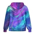 thumbnail image 5 of Renewold Flame Blue Violet Womens Full Zip Oversized Hoodies Long Sleeve Cardigan Fashion Pullover Jackets Loose Fit Sweatshirt Hoodie Graphic Hoodie Trendy Fall Clothing for Leggings, XL, 5 of 7