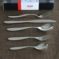 thumbnail image 3 of Alessi Mami 5-Piece Cutlery Set with Knife Monoblock, 18/10 Stainless Steel Mirror Polish, 3 of 3