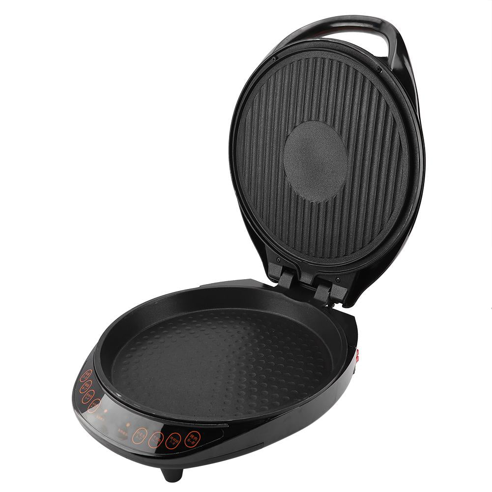 180 Degrees Electric Griddle Skillet Double Baking Pan Non-Stick Pizza Maker 