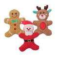 thumbnail image 4 of Juguetes chirriantes Strade Fareast Limited 3 piezas navideños para perros peluche, 4 of 8