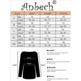 thumbnail image 6 of Anbech Lace Stitching Women Shirt V Neck Lace Chiffon Blouse Long Sleeve Loose Pullover Top, 6 of 7