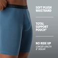 thumbnail image 5 of Hanes Mens Underwear Long Leg Boxer Briefs 3-Pack - Comfort Flex Fit - Total Support Pouch - Wicking, 5 of 9