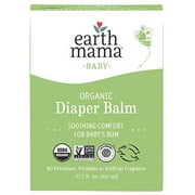 Organic Diaper Balm by Earth Mama Safe Calendula Cream to Soothe and Protect Sensitive Skin, Non-GMO Project Verified, 2-Fluid Ounce