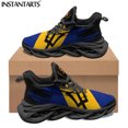 thumbnail image 1 of Zapatillas deportivas para mujer, zapatos planos con plataforma ligera para exteriores, estampado 3D de la bandera de la República de Barbados, calzado informal de malla para mujer, 1 of 6