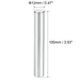 thumbnail image 3 of Uxcell 12 x 100mm(Approx 15/32") 304 Stainless Steel Dowel Pin 2 Pack, 3 of 5
