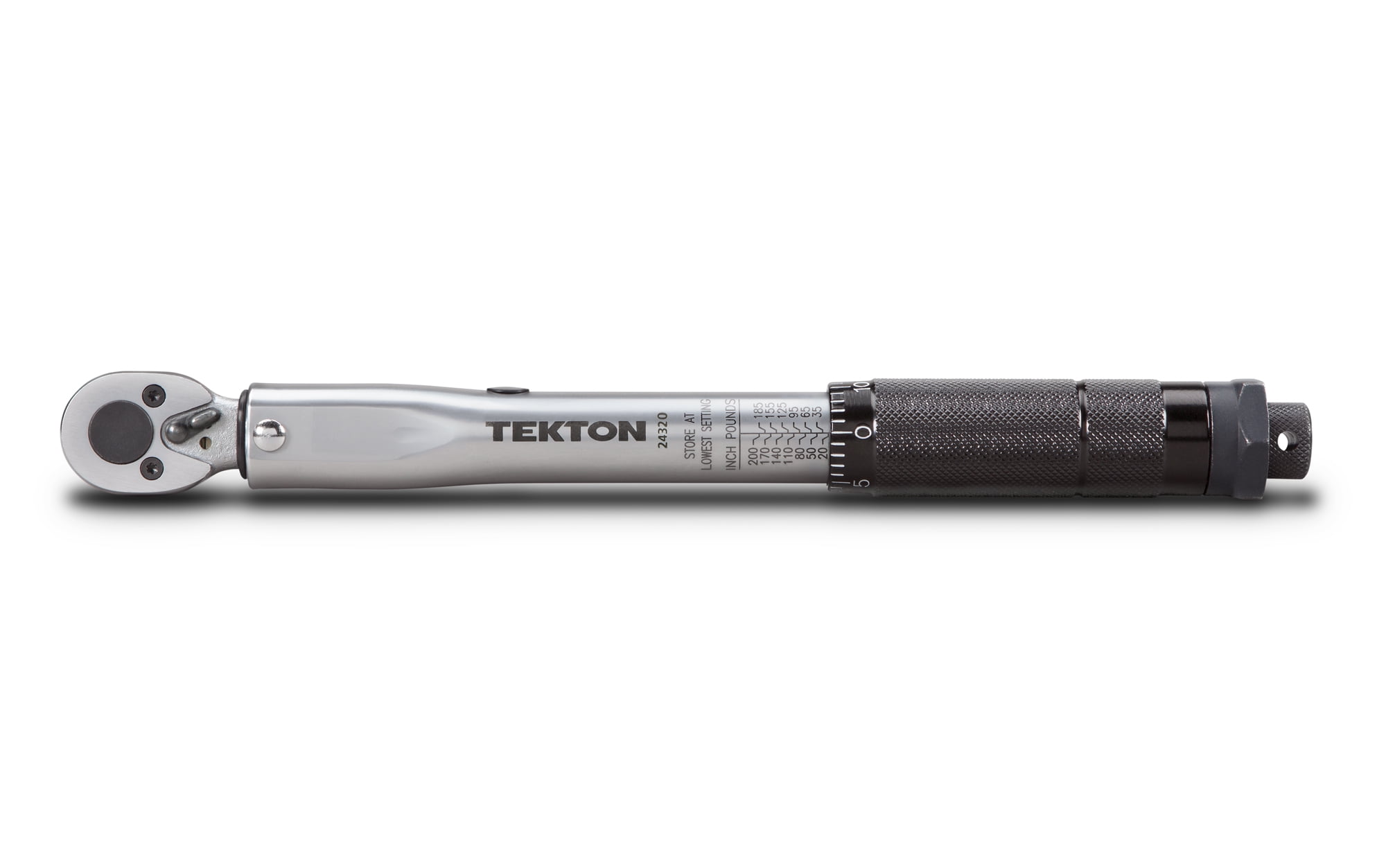 TEKTON 1/4Inch Drive Click Torque Wrench (20200 in.lb./2.2622.6 Nm