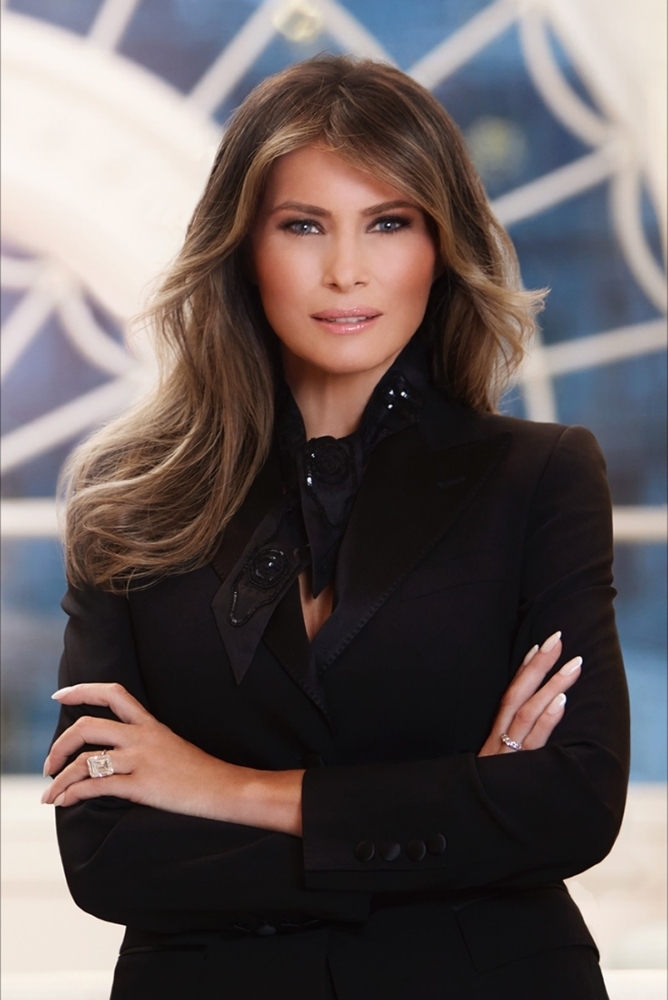 Official Photo Of First Lady Melania Trump History (18 x 24) Walmart