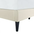 thumbnail image 5 of Arched Back Upholstered King Platform Bed in Beige, 5 of 9