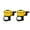Yellow, variant on 2Pcbike Bells Aluminum Alloy Bell for Adults and Kids Fit for Mountain/Road Bike