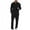 Black*, variant on RUTAYY Men's Outfits Long Sleeve Solid Color Casual Shirts Tops Pants Indoor Outdoor Activities Chic Elegant Sets