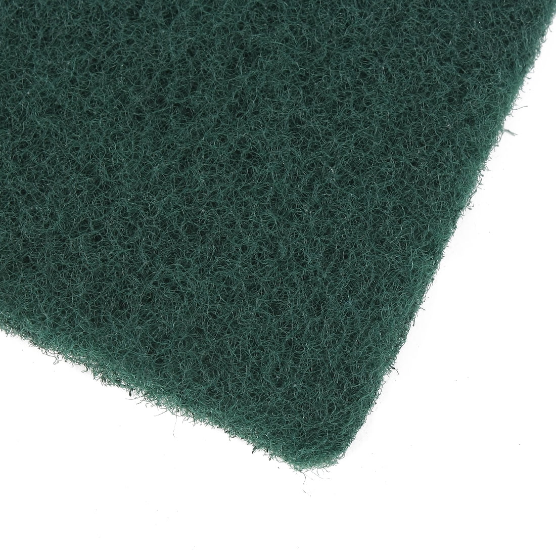 Unique Bargains Kitchen Bowl Dish Rectangle Sponge Scourers Cleaning Pads Green 10 PCS