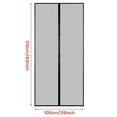 thumbnail image 6 of TETSELF Magnetic Screen Door, 83" x 39", Black, Heavy-Duty Mosquito Mesh, Drill-free Installation For Entry, Bedroom & Patio Doors, 6 of 8