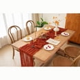 thumbnail image 2 of 6 Pack Cheesecloth Table Runner 10Ft Christmas Gauze Boho Table Runners for Wedding Decor, 2 of 9