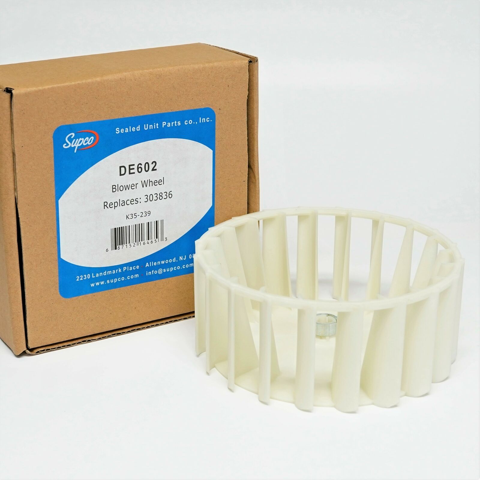 Dryer Blower Squirrel Cage Fan Wheel for Maytag Y303836 312913