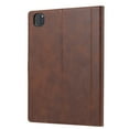 thumbnail image 5 of ELEHOLD for iPad mini 5/mini 4 Multi-Functional Flip Leather Wallet Case with Card Slots Kickstand Pencil Holder Shockproof Business Men Women Case Cover,Coffee, 5 of 5