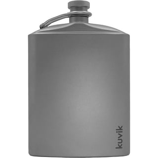 Sportflask by Mt. Sun Gear - fighter pilot flask great for concerts, fishing,  skiing, backpacking, hiking - 16oz us military issue plastic BPA free made  in USA (black) 