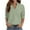Light Green, variant on OIOLOYJM Golf Shirts for Women 2026 V-Neck 3/4 Sleeve Solid Color Polo Shirts Summer Lapel Collar Loose Fit Hiking T Shirts Business Fashion Activewear Red 2XL