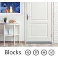 thumbnail image 3 of Burletes gemelos para la parte inferior de las puertas, paquete de 2, bloqueador de corrientes de aire para puertas, reducción de ruido, luz, olores, parabrisas, ahorro de energía, sello, 3 of 7