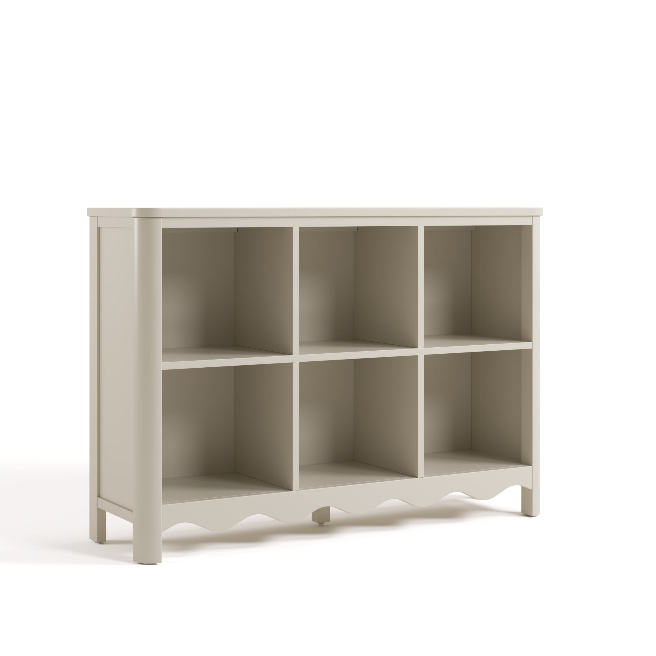Art of Nursery by Storkcraft Casablanca 6 Cube Organizer Kids Bookcase - Frosted Oat
