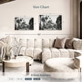 thumbnail image 4 of Elephant Stock Black California La Palm Alley Wall Art - Horizontal Canvas Wall Art - Living Room Wall Decor - City Canvas - Black And White Decor By Philippe Hugonnard - 36" x 24", 4 of 8