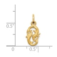 thumbnail image 3 of 14k Yellow Gold Pisces Zodiac Charm, 3 of 5