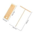 thumbnail image 2 of OUNONA 5Pcs Zen Garden Tools Bamboo Miniature Rake for Sand Table Decorations Relaxation Activity Cultural Experience, 2 of 6