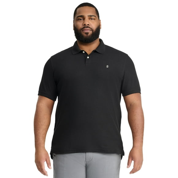 Polo IZOD Advantage Performance para hombre, negro, talla 4XL