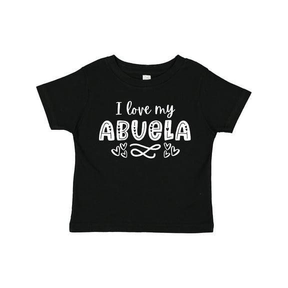 Inktastic I Love My Abuela with Hearts Boys or Girls Toddler T-Shirt