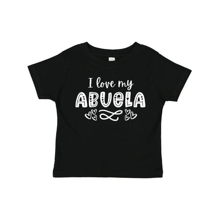 

Inktastic I Love My Abuela with Hearts Gift Toddler Boy or Toddler Girl T-Shirt