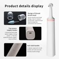 thumbnail image 3 of serony Tooth Cleaning Polisher LED Light Wear-resistant Waterproof Teeth Plaque Remover Polishers High Frequency Vibration with 4 Heads Pink, 3 of 8