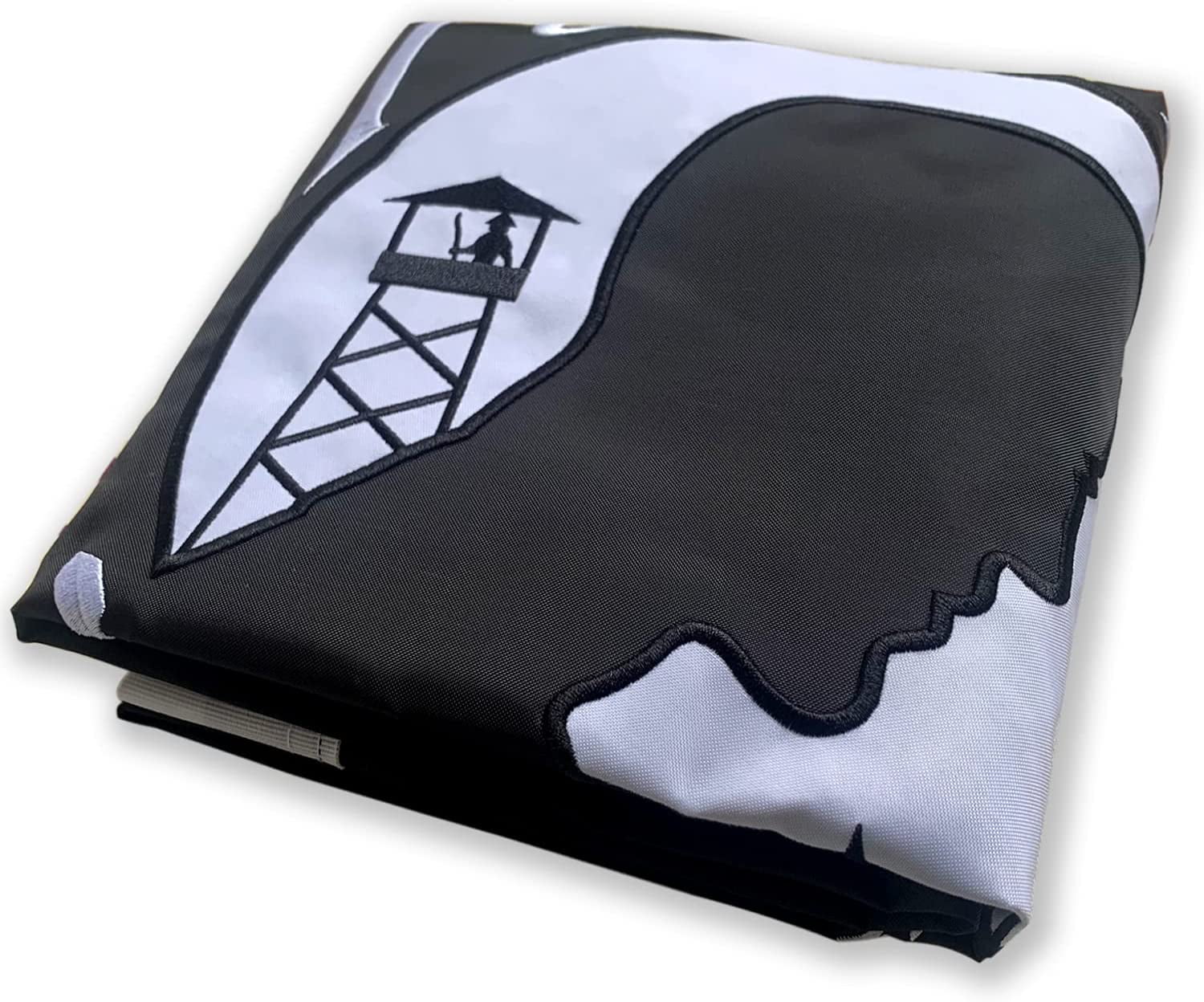 TOPFLAGS Pow Mia Flag Embroidered 3x5 Outdoor - Heavy Duty Double Sided You are Not Forgotten War Flags 300D Oxford Nylon Military Pow Flags for Outside
