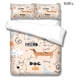 thumbnail image 2 of Juegos de edredón de cama Funda nórdica con estampado temático de perro Fundas de almohada Decorativas Cachorro lindo Suministros para dormir Juego de cama L LYSHDW2109250009 3 piezas seitruly HA012374-09, 2 of 7