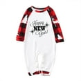 thumbnail image 3 of Family Christmas Pajamas Matching Sets, Cute Christmas HAPPY NEW YEAR Printed 2 Piece Sleepwear, Holiday PJs Jammies for Couples/Women/Men, 3 of 5