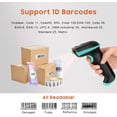 thumbnail image 6 of Tera Barcode Scanner 1D Wireless with Battery Level Indicator Versatile 2-in-1 (2.4Ghz Wireless+USB 2.0 Wired) 328 Feet Transmission Distance Rechargeable Barcode Reader USB Handheld Bar Code Scanner, 6 of 7