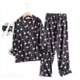 thumbnail image 4 of Ensemble de Pyjama en Flanelle de Coton pour la Maison, Simple, Imprimé, Ample, Automne et Hiver, Manches Longues, Pantalon, Ensembles de Pyjama pour Femmes tzw, 4 of 6