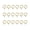 Gold Eyelet Rings, variant on TWOPAGES Milo Warm Gold Cafe Curtain Rings with Eyelets, Inner Diameter 0.75 Inch (Pack of 12)