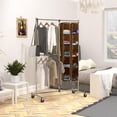thumbnail image 4 of Organizador de zapatos para colgar con 10 estantes, artículos sencillos para el hogar, color marrón, 4 of 5