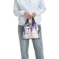 thumbnail image 6 of Honeii Lavender Blooms Window Print Lunch Bag Women, Lunch Box Lunch Bag for Women Adult Men, Small Leakproof Cute Lunch Tote Large Capacity Reusable, 6 of 8