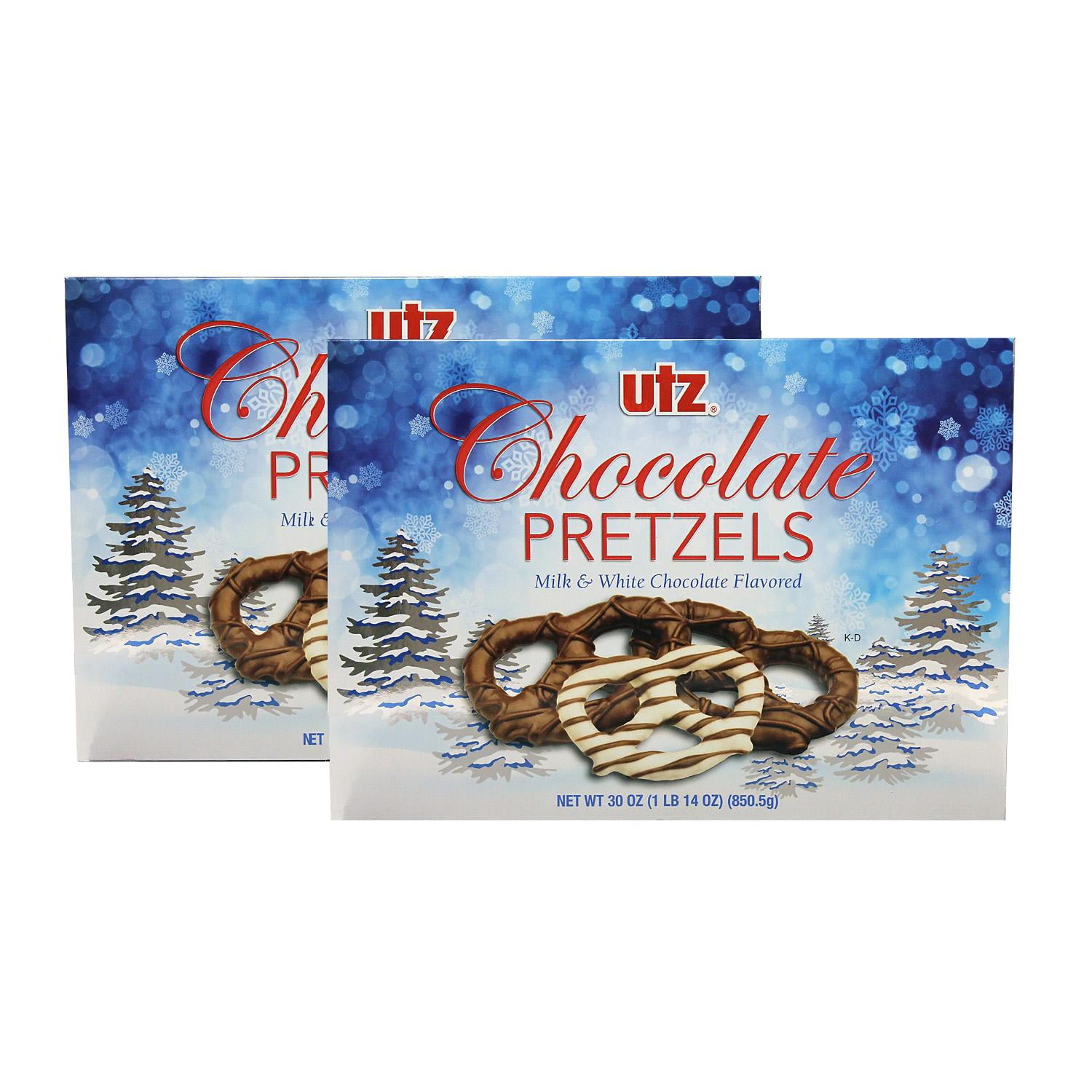 utz chocolate pretzels 30 oz