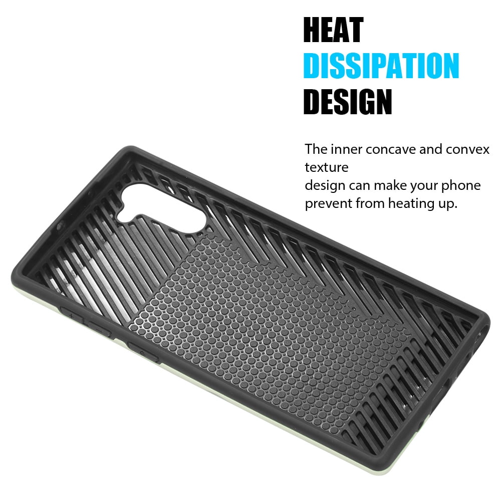 Hybrid Rugged Case Designed for Galaxy Note 10 (2019) With Rotating Ring Holder And Dedicated Card Slot (Gold)