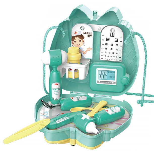 Little Girls Maquillaje Juguetes con Caja de Carrera Toddlers Cosmetic Toy Regalos Cumpleaños Niños Vanity Playset Educativo Preschool Tipo 2 Inevent FN001464-02
