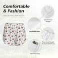 thumbnail image 6 of Picia Cherry Berries Pattern Women's 2 in 1 Athletic Running Shorts High Waisted Workout Casual Gym Sweat Shorts with Comfy Liner Zipper Pockets-Large, 6 of 9