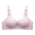 thumbnail image 2 of Harpily 2025 Bra Women Clearance Lace Back Button Shaping Cup Adjustable Shoulder Strap Large Size Bra, 2 of 3