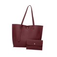 thumbnail image 4 of Monedero totalizador de cuero PU para mujer Perfecl Hobo Rojo oscuro, 4 of 8